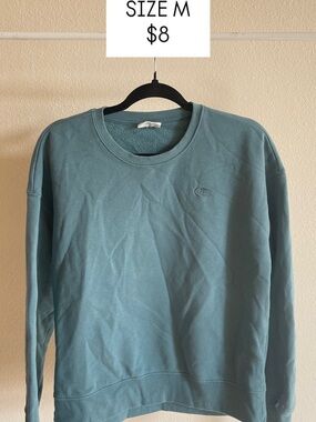 Champion Teal Crewneck Sweatshirt